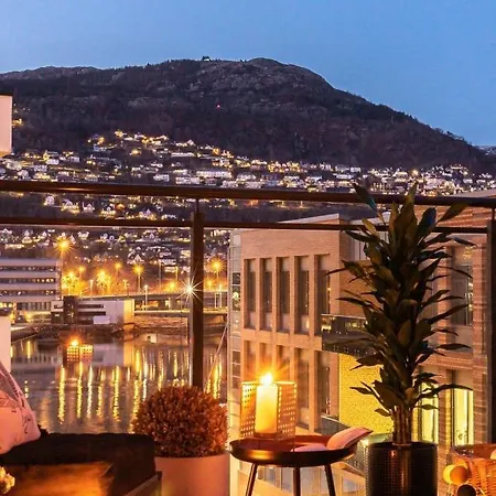 Modern Apartment - Amazing Terrace And Fjord View, Close To City Center Bergen Exterior foto