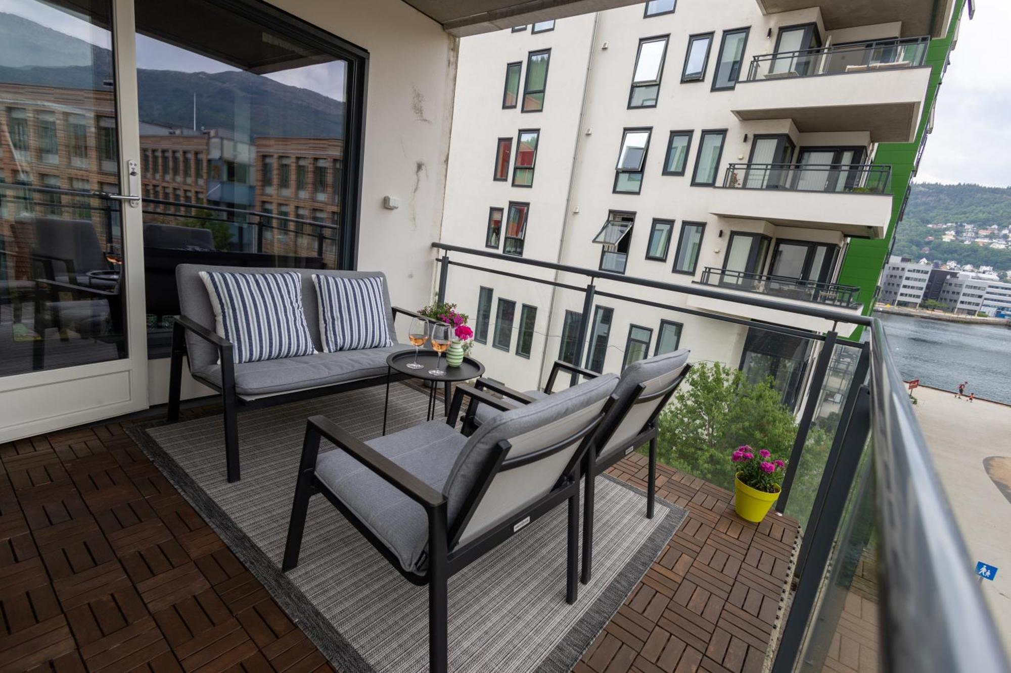 Lägenhet Modern - Amazing Terrace And Fjord View, Close To Center *